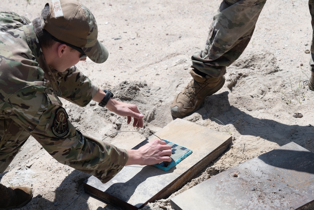 Explosive Ordnance Disposal training