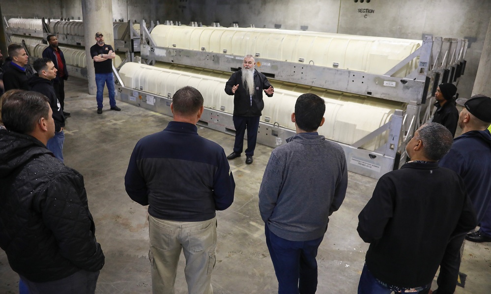 MARCORSYSCOM reps visit NWS Yorktown to enhance understanding of missile storage, maintenance