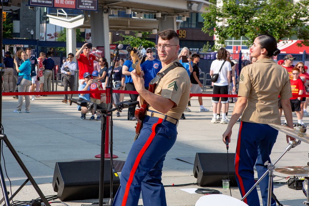 Washington Nationals Honor Marine Corps with Pregame ceremony and tribute during Marine Day
