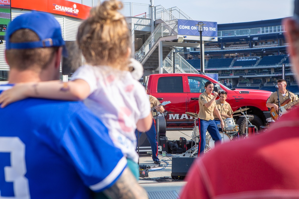 Washington Nationals Honor Marine Coeps with Pregame Ceremony and Tribute