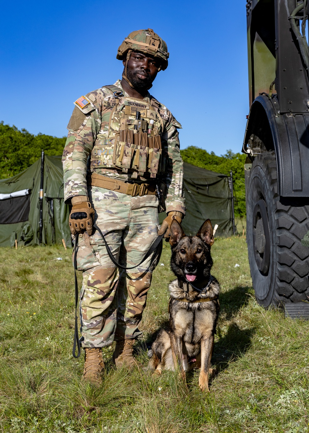 Meet Sgt. Slobert and MWD Spencer