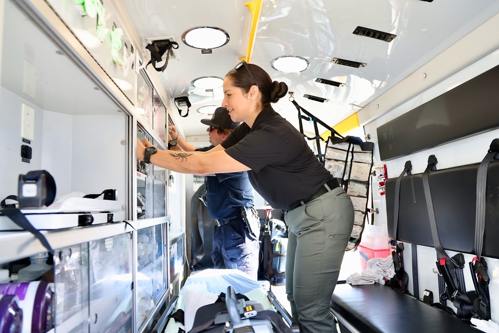 Navy Corpsmen Ride-Along with Local Ambulance Paramedics to Bolster Patient Care and Readiness