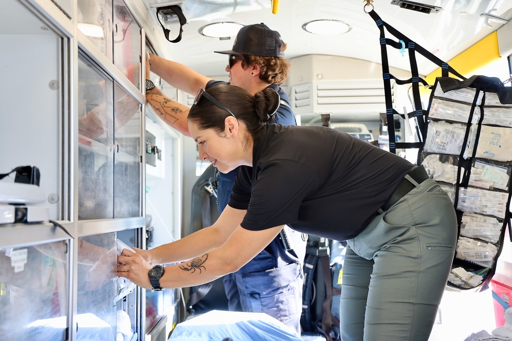 Navy Corpsmen Ride-Along with Local Ambulance Paramedics to Bolster Patient Care and Readiness