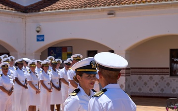 Sharp, Ready, Proud: Rota Sailors Showcase Naval Excellence in Summer Whites