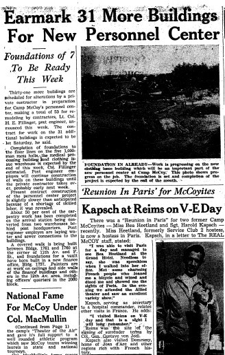 This Month in Fort McCoy History — June