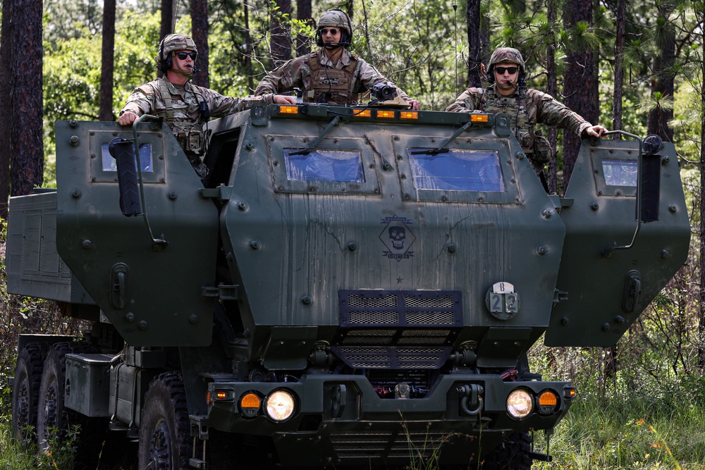 The 1-181st Field Artillery Regiment conducts training exercise