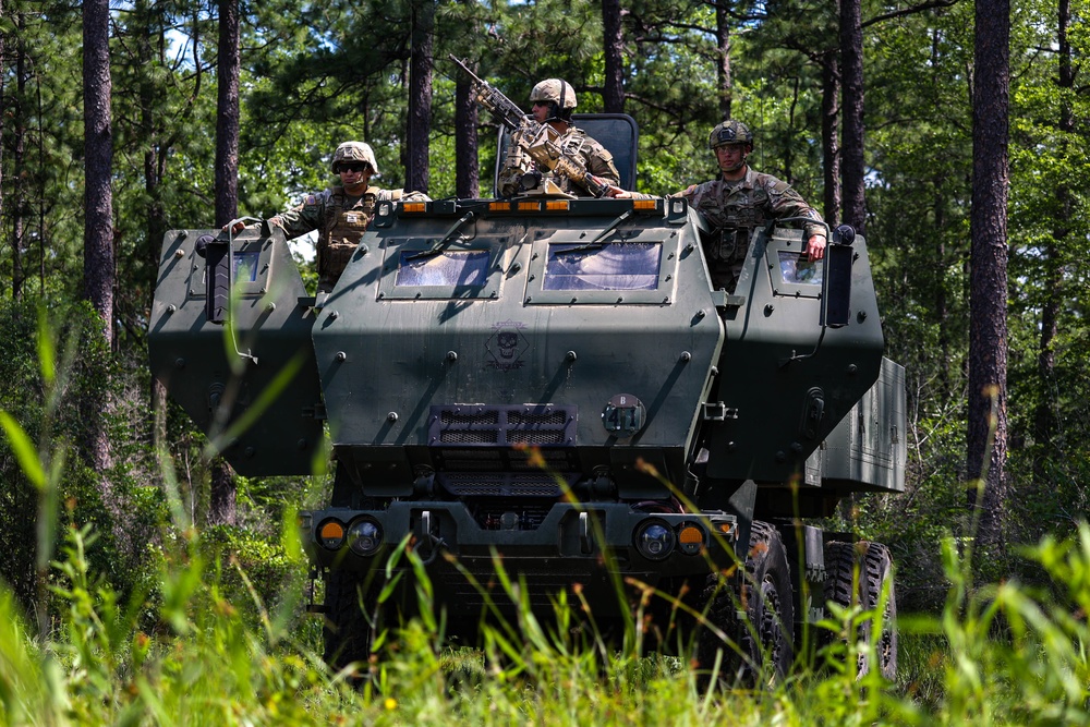 The 1-181st Field Artillery Regiment conducts training exercise