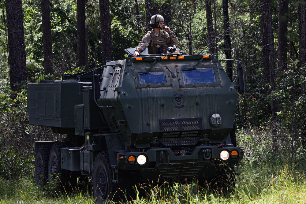 The 1-181st Field Artillery Regiment conducts training exercise