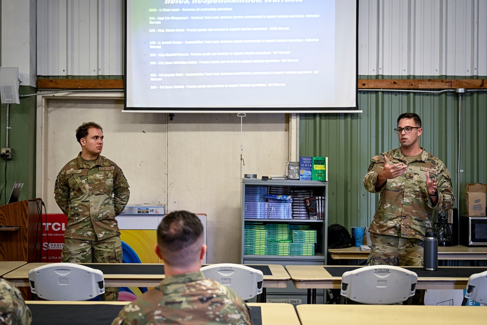 Contracting and Finance Airmen train for contingency ops