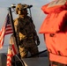 USS Charleston (LCS-18) conducts small boat operations with U.S. Coast Guard