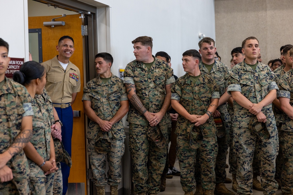SMMC Ruiz attends Corporal Hundley’s PME graduation