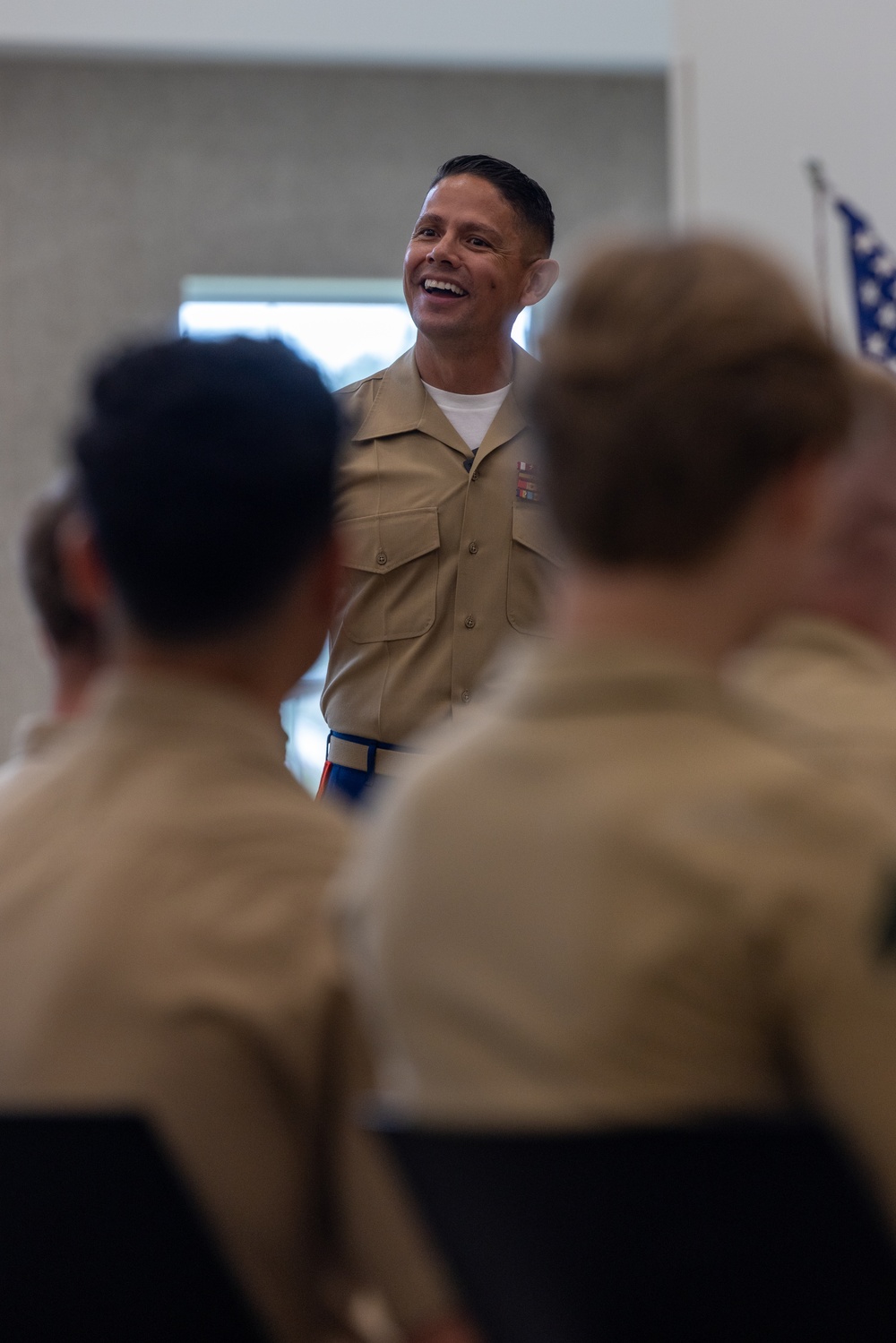 SMMC Ruiz attends Corporal Hundley’s PME graduation