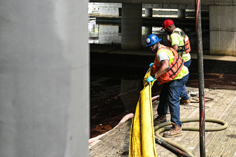 Coast Guard responds to oil sheen on Patapsco River in Maryland