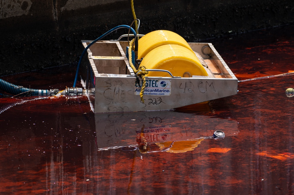 Coast Guard responds to oil sheen on Patapsco River in Maryland