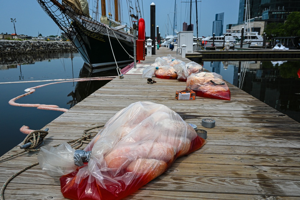 Coast Guard responds to oil sheen on Patapsco River in Maryland