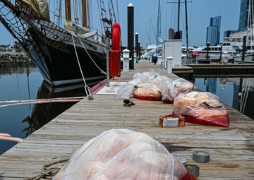 Coast Guard responds to oil sheen on Patapsco River in Maryland