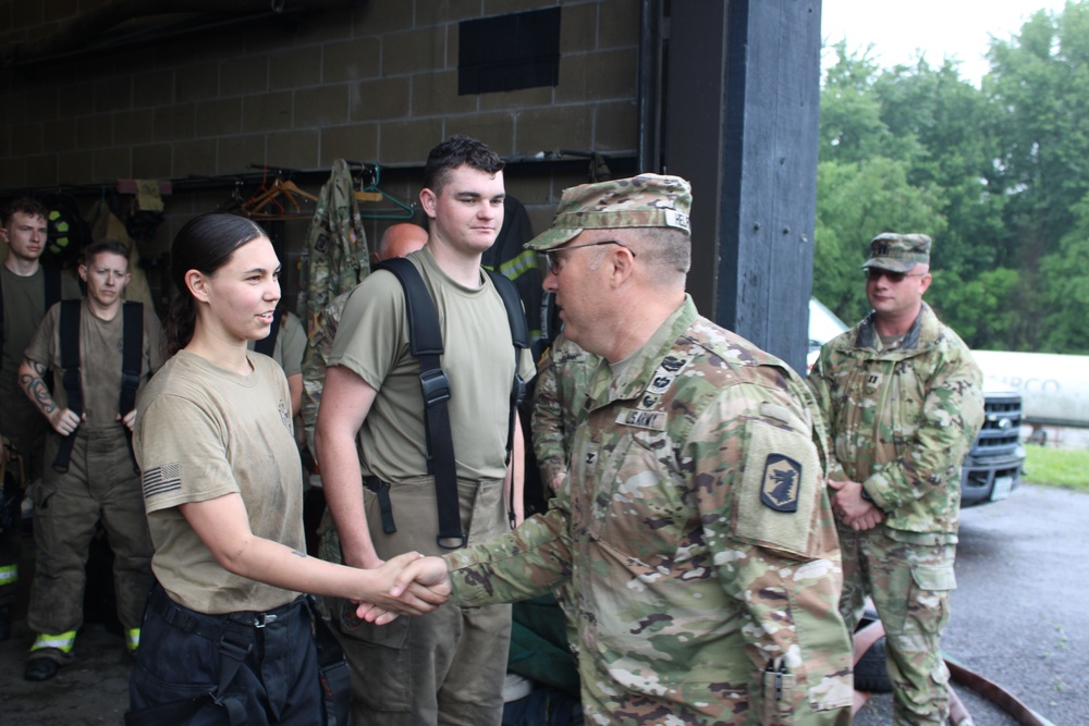 Illinois National Guard Firefighters Train in Peoria