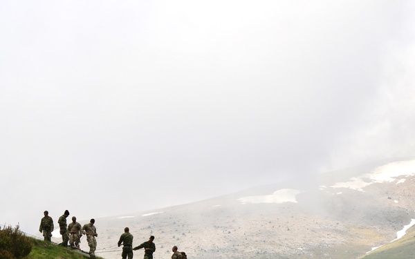 Vermont National Guard Soldiers train on Mt. Olympus