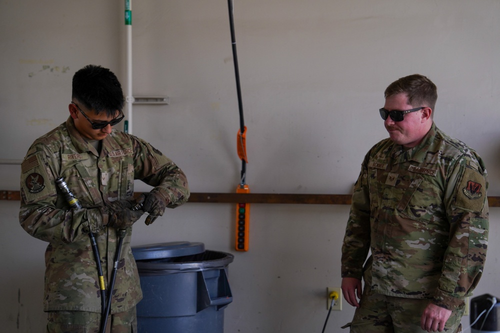 432 AMXS troops conduct readiness training