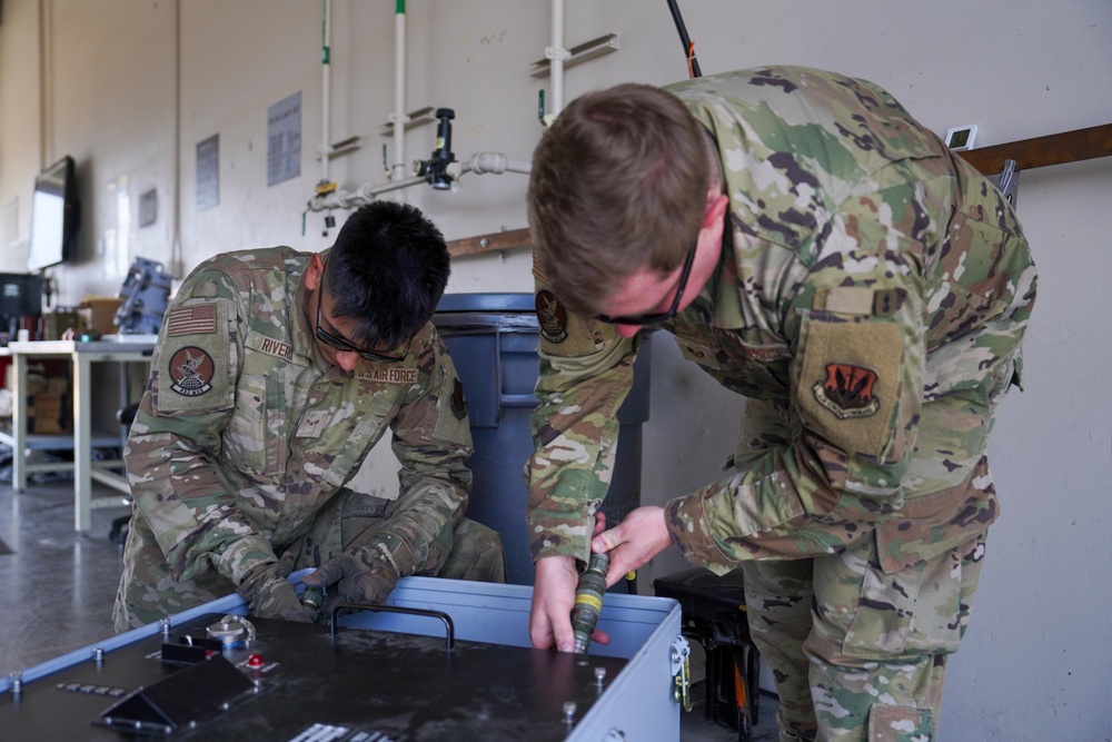 432 AMXS troops conduct readiness training