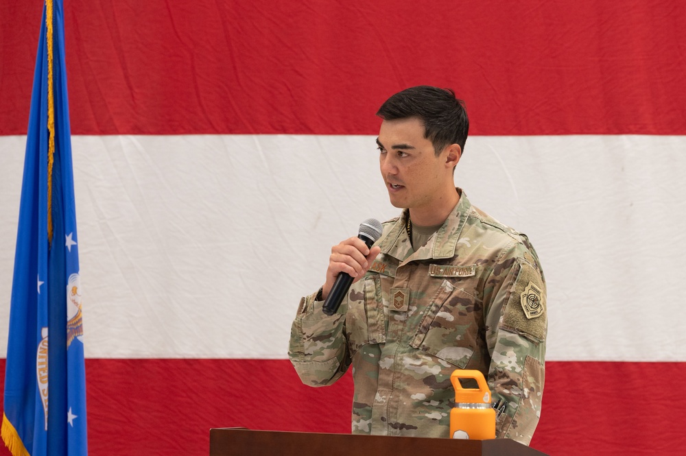 57th Aircraft Maintenance Squadron inducts new dedicated crew chiefs