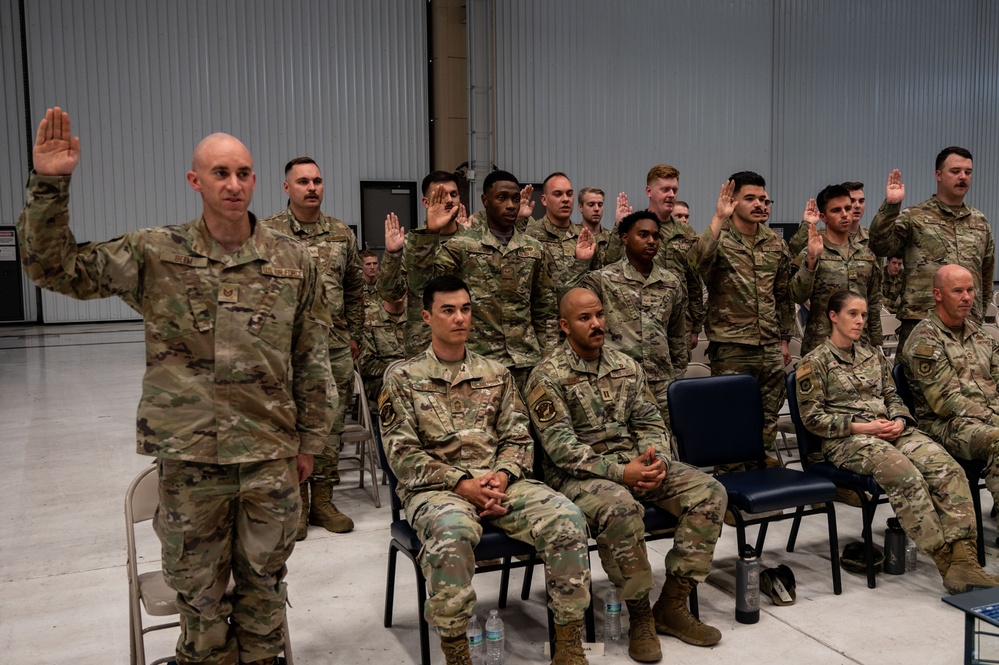 57th Aircraft Maintenance Squadron inducts new dedicated crew chiefs