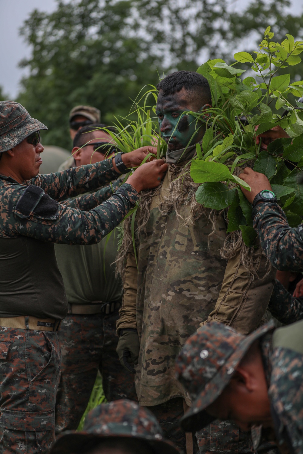 153rd HHC Sniper Lanes with Guatamalan Armed Forces
