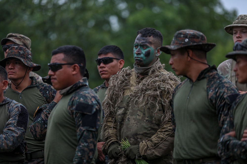 153rd HHC Sniper Lanes with Guatamalan Armed Forces