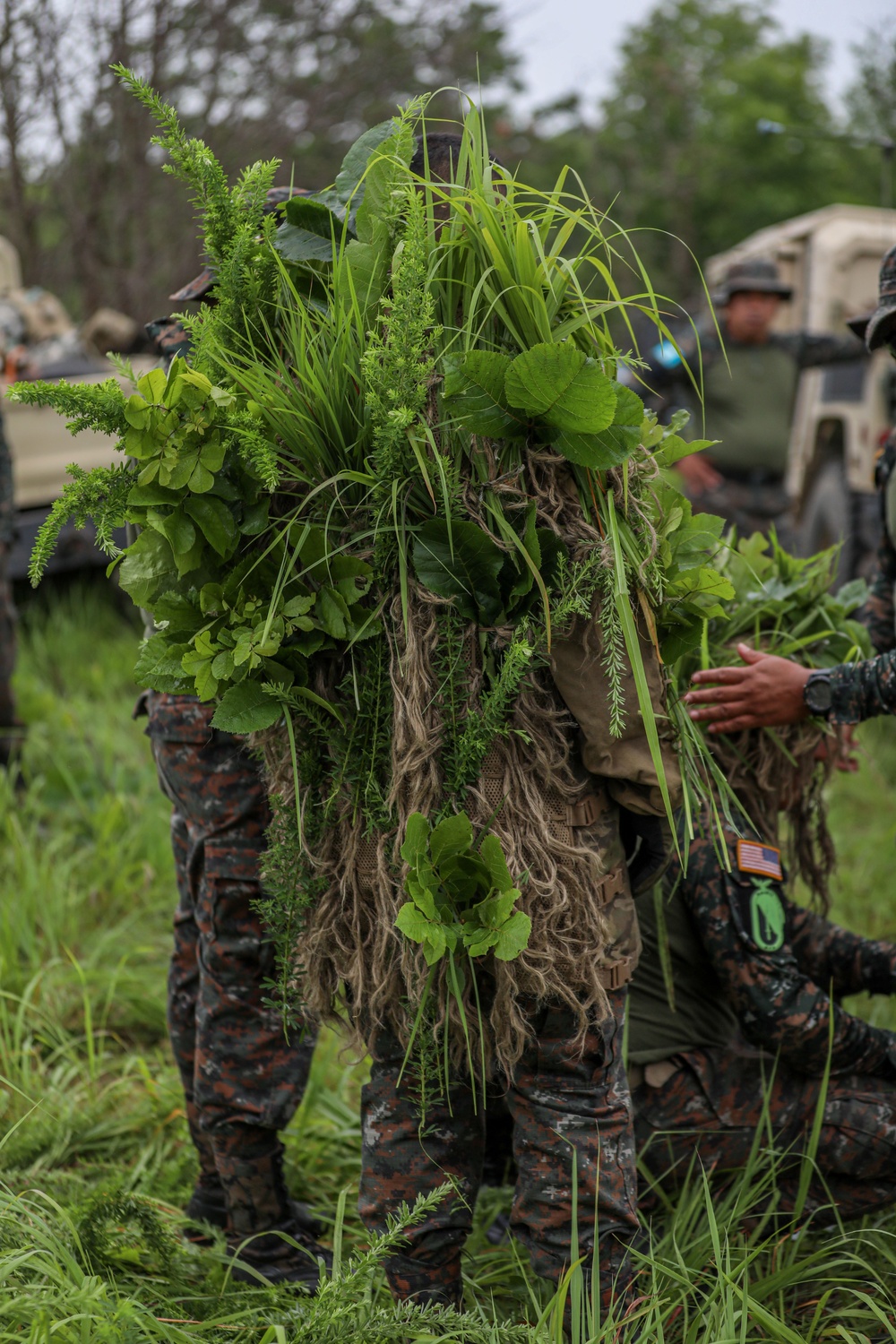 153rd HHC Sniper Lanes with Guatamalan Armed Forces