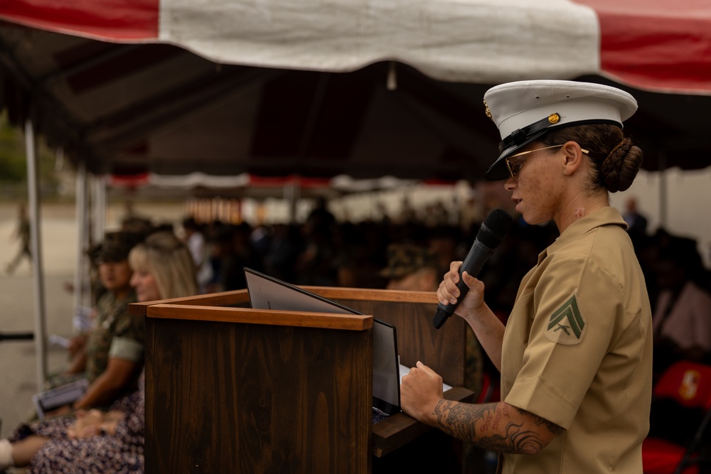 1st Maintenance Battalion Change of Command Ceremony