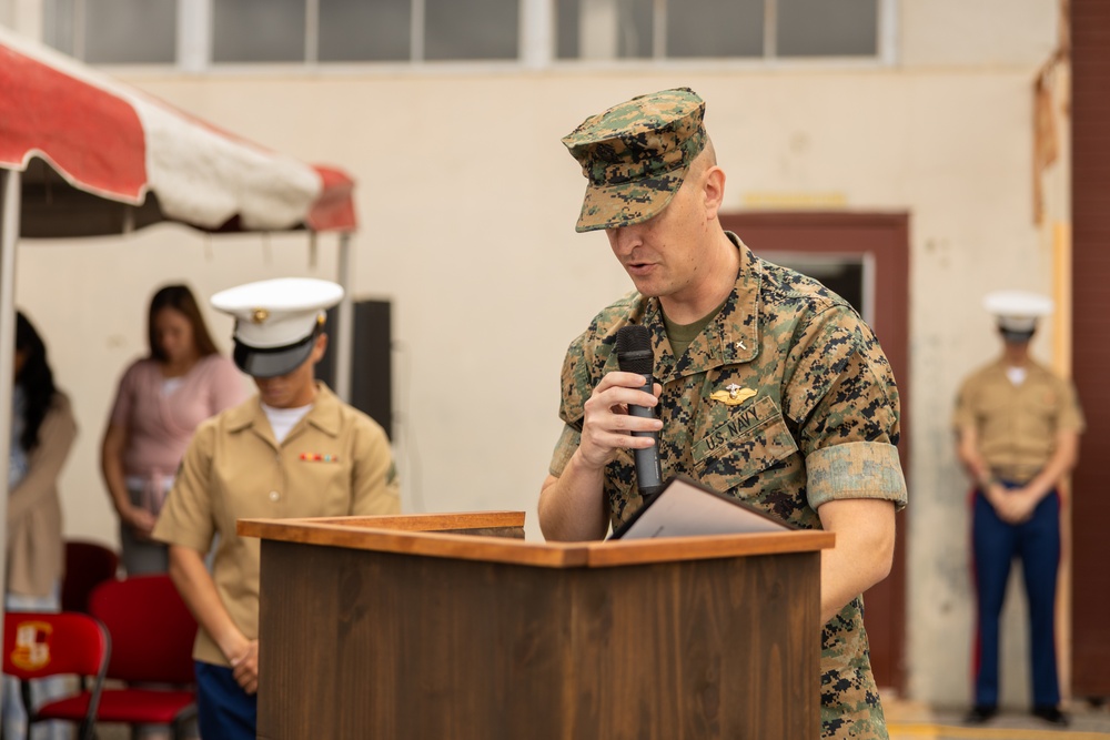 1st Maintenance Battalion Change of Command Ceremony