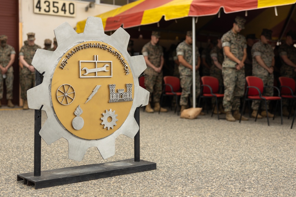 1st Maintenance Battalion Change of Command Ceremony