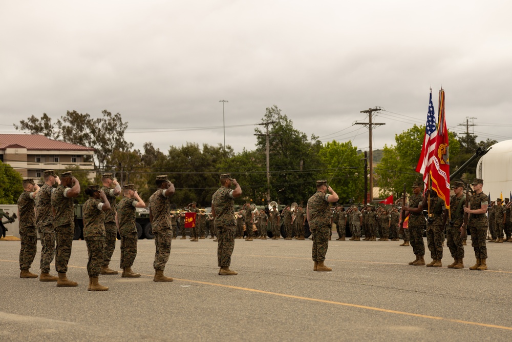 1st Maintenance Battalion Change of Command Ceremony
