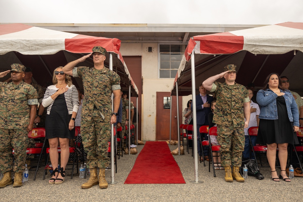 1st Maintenance Battalion Change of Command Ceremony