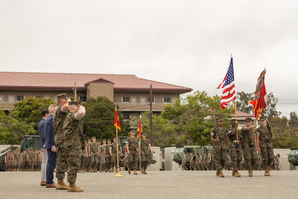1st Maintenance Battalion Change of Command Ceremony
