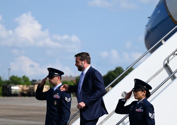 Vice President Vance visits Berry Field