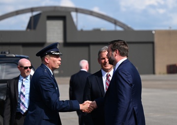 Vice President Vance visits Berry Field