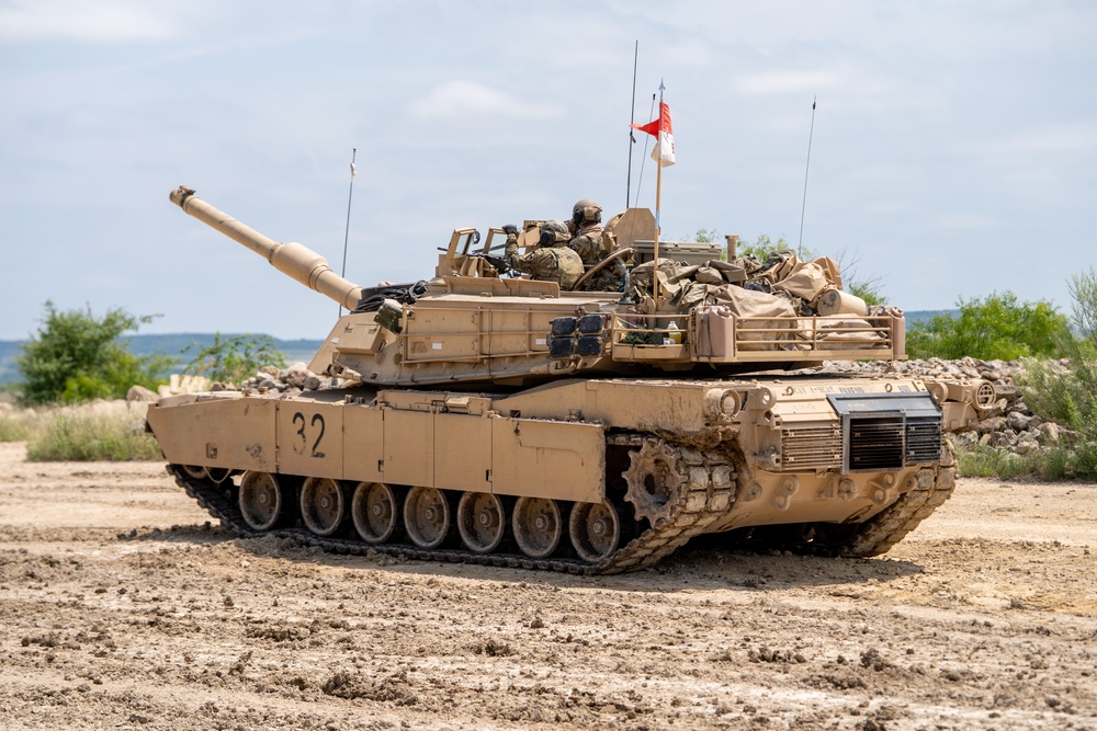 Fort Cavazos Media Day: 1-9CAV Live-Fire Exercise M1A2 Abrams &amp; M2A3 Bradley