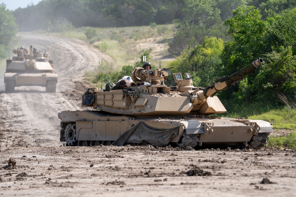 Fort Cavazos Media Day: 1-9CAV Live-Fire Exercise M1A2 Abrams &amp; M2A3 Bradley