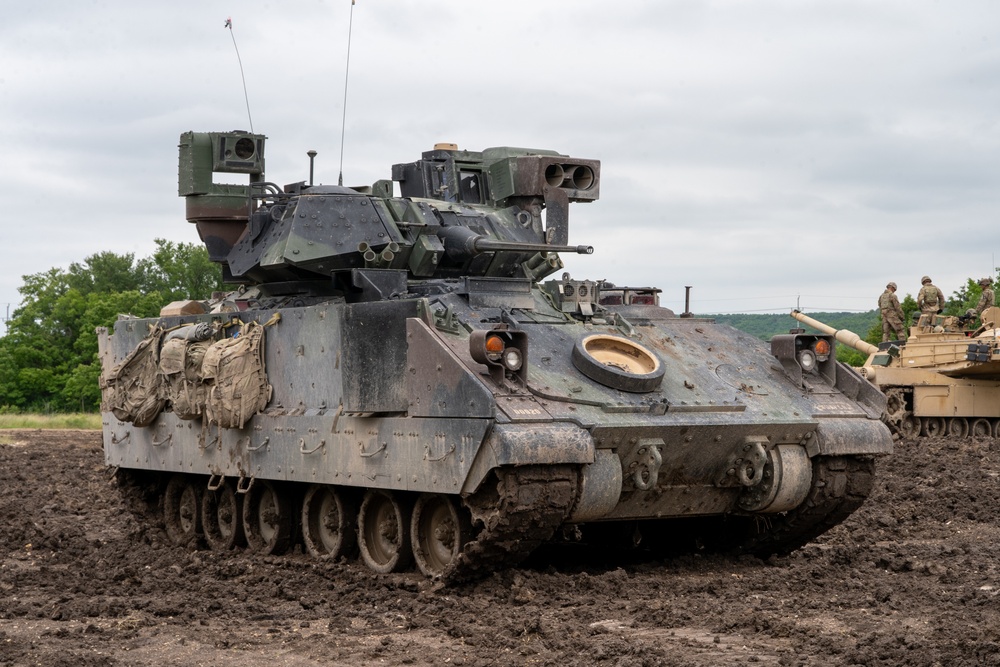 Fort Cavazos Media Day: 1-9CAV Live-Fire Exercise M1A2 Abrams &amp; M2A3 Bradley