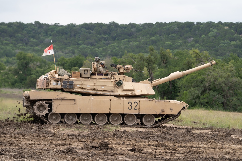 Fort Cavazos Media Day: 1-9CAV Live-Fire Exercise M1A2 Abrams &amp; M2A3 Bradley