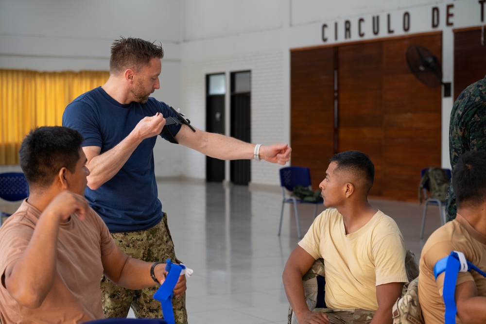 U.S., Canadian medics train alongside Peruvian military in Tactical Combat Casualty Care
