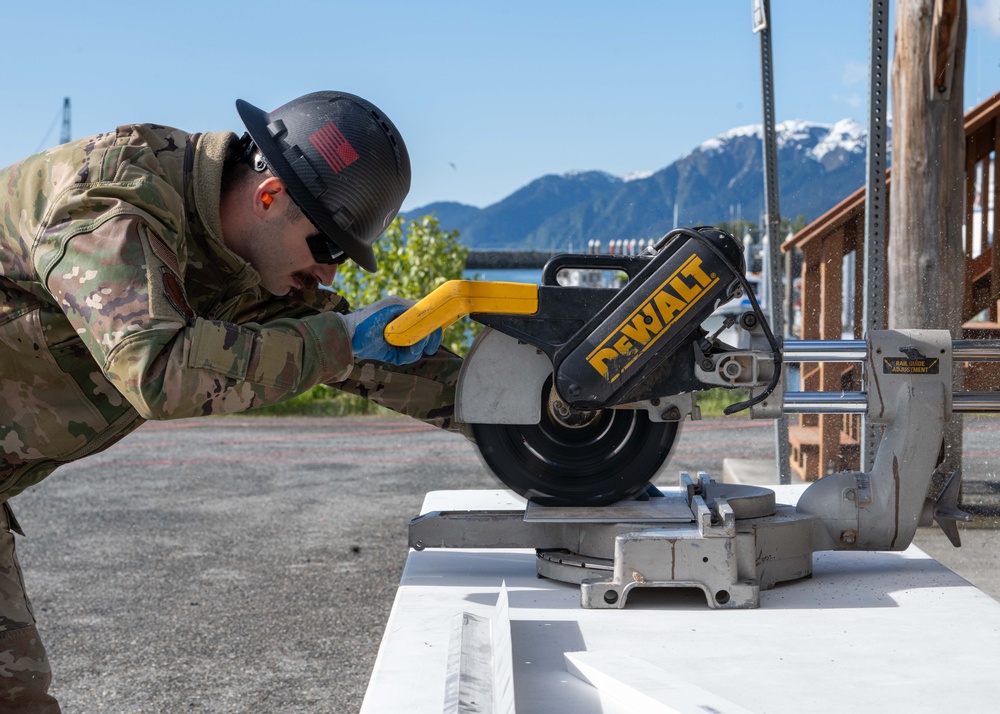 141st Civil Engineer Squadron support Seward Military Resort renovation