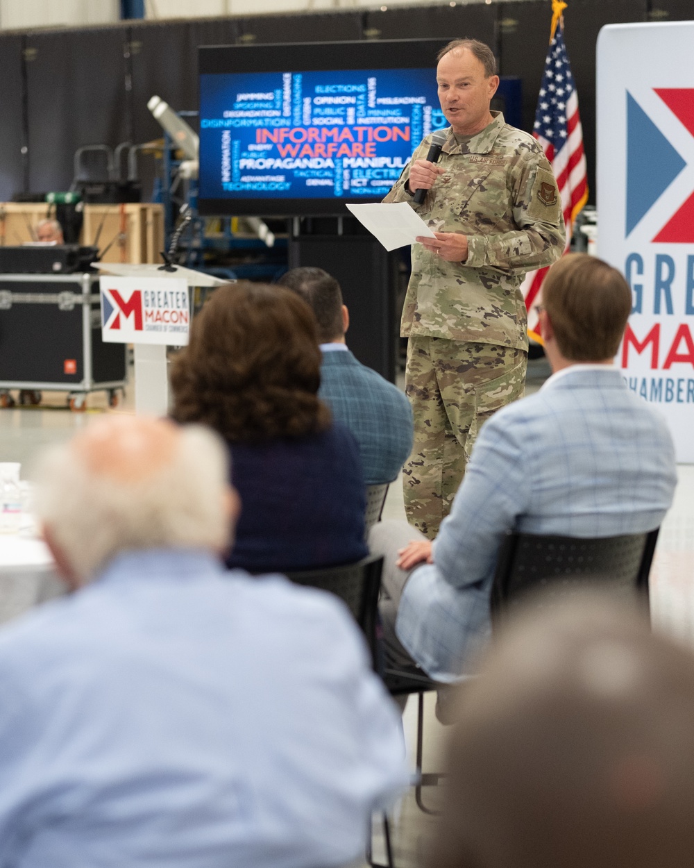 Current and former Robins AFB leaders highlight national security at ‘DIME in Action’ event for Macon-Bibb Community