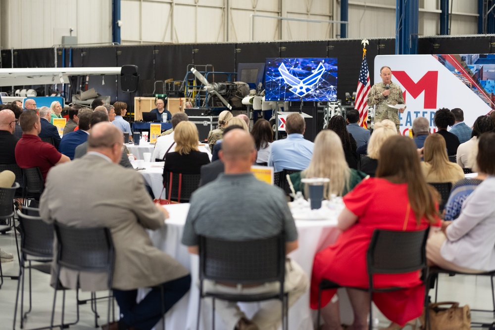 Current and former Robins AFB leaders highlight national security at ‘DIME in Action’ event for Macon-Bibb Community