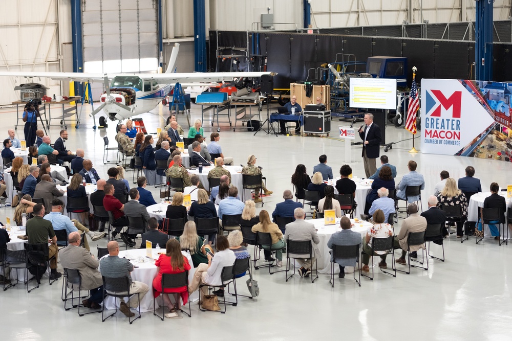 Current and former Robins AFB leaders highlight national security at ‘DIME in Action’ event for Macon-Bibb Community