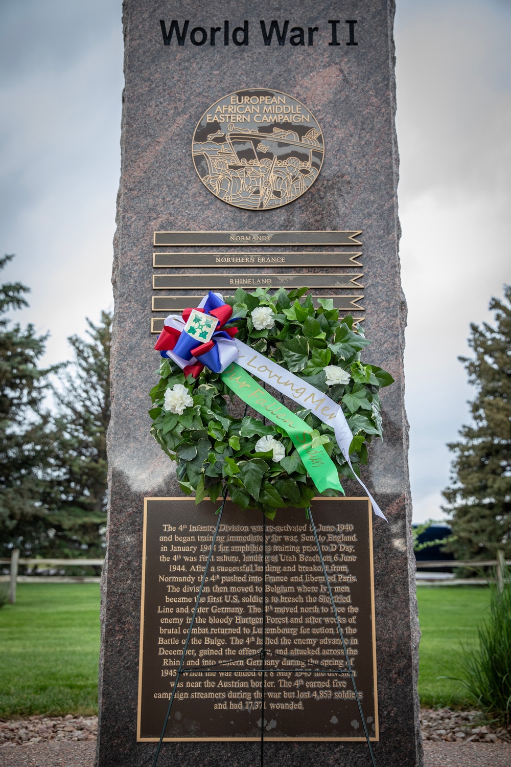 4th Infantry Division Holds D-Day Remembrance