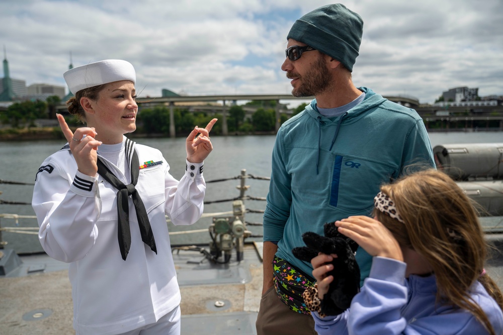 Ship Tours during Portland Fleet Week 2025