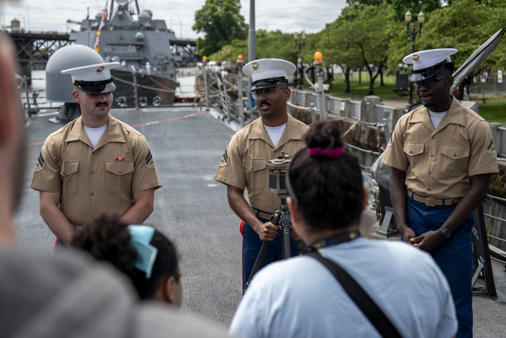 Ship Tours during Portland Fleet Week 2025