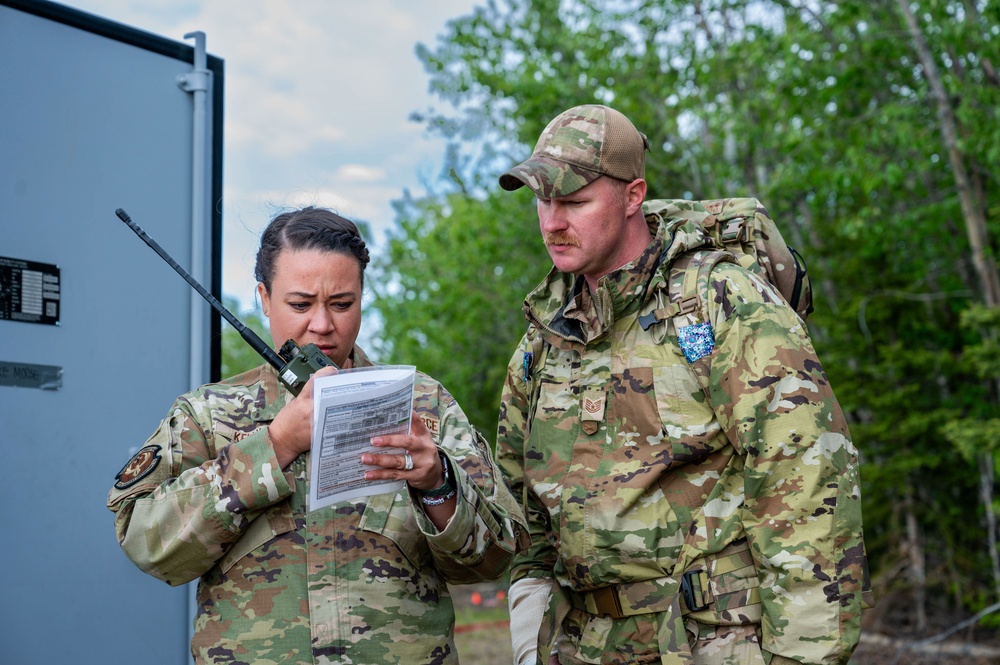 JBER Airmen assigned to the 3rd Air Expeditionary Wing participate in exercise Tropic Tundra